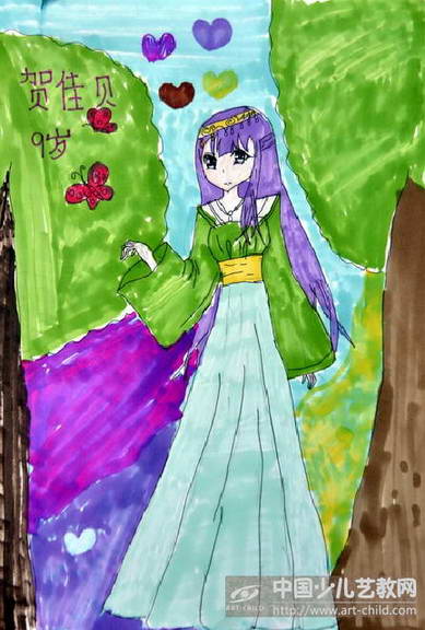 作品名称:  《森林里的公主》