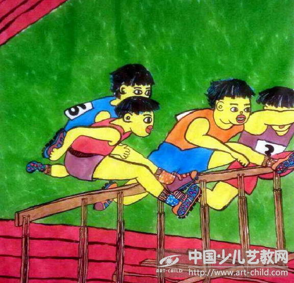 作品名称: 《跨栏》