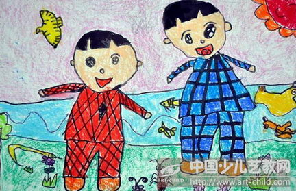 作品名称《我和小伙伴》