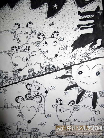 作品名称:  《亡羊补牢》