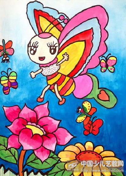 作品名称:  《快乐的蝴蝶仙子》