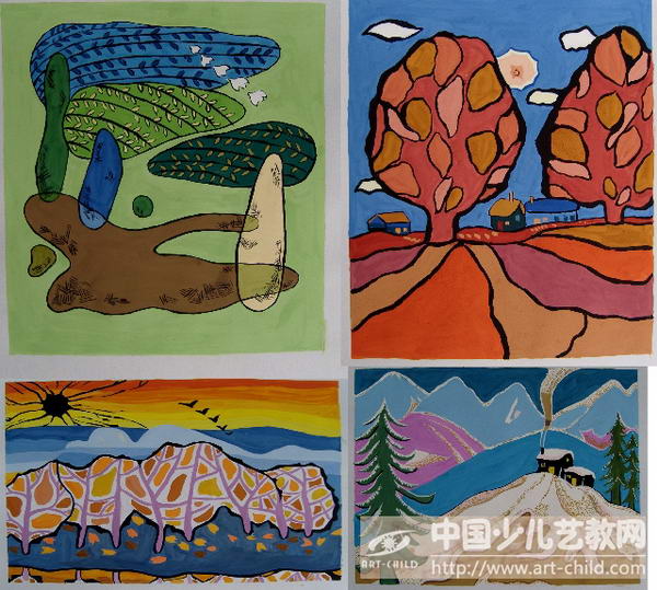 作品名称《四季歌》
