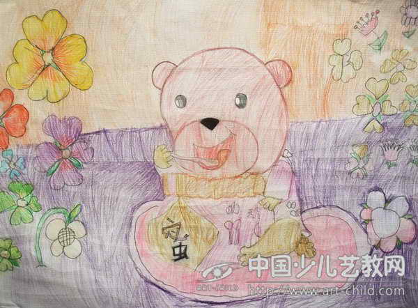 作品名称: 《贪吃的小熊》