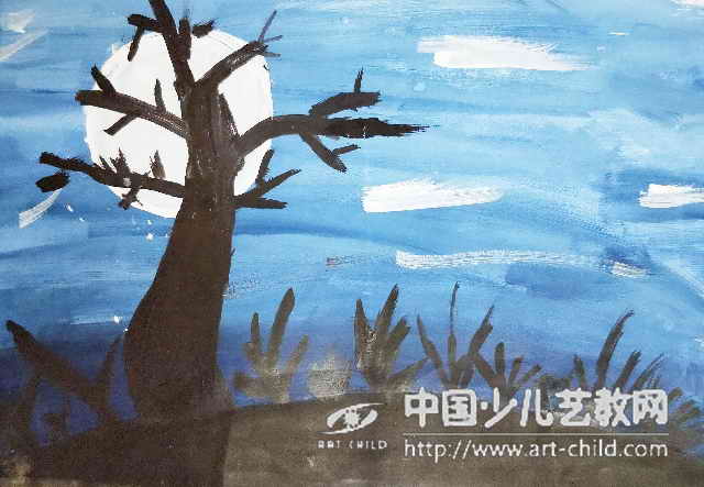 作品名称《迷人夜色》