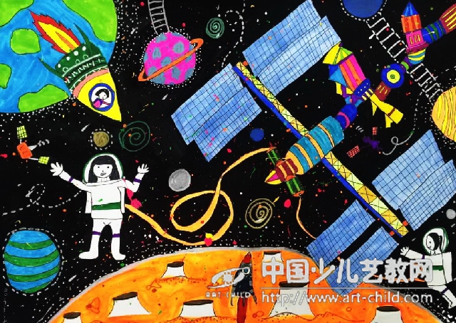 作品名称:  《太空之旅》